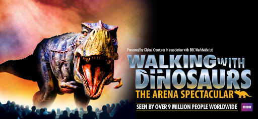 walking with dinosaurs o2 arena