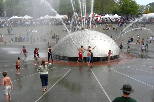 International Fountain in Seattle