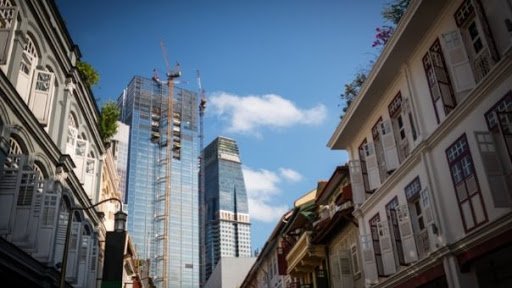 Urban Cityscape Outram in Singapore