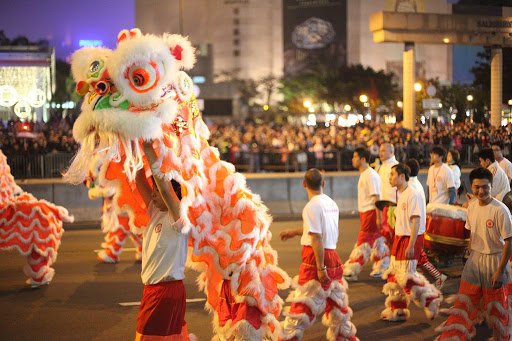 Hong Kong new year parade