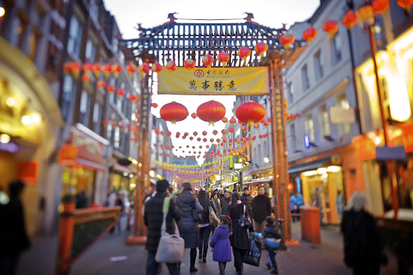 China Town London on Chinese New Year