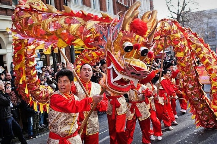 Festival Parade in Chinatown