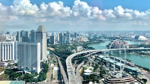 Singapore Flyer and East Coast Park Express Way