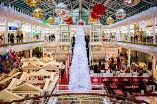 Christmas Decoration in Singapore Shopping Mall