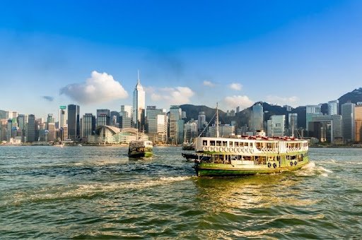 Star Ferry Ride in Hong Kong