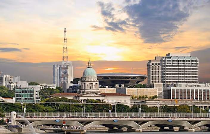 Singapore Parliament Building and Supreme Law Court