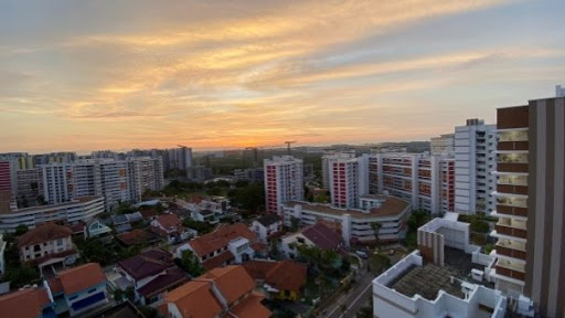 Sunrise in Hougang (Singapore)