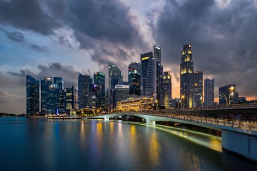 Financial district of Singapore