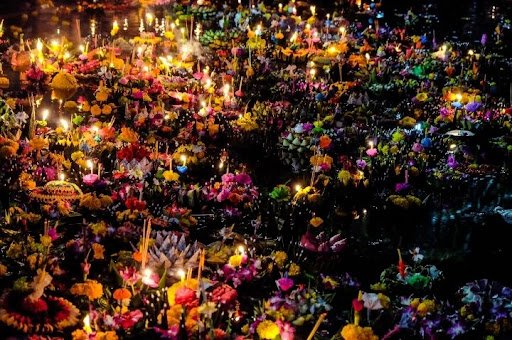 Loi Krathong Festival in Thailand