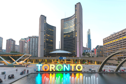 City Hall and Nathan Philips Square in Toronto