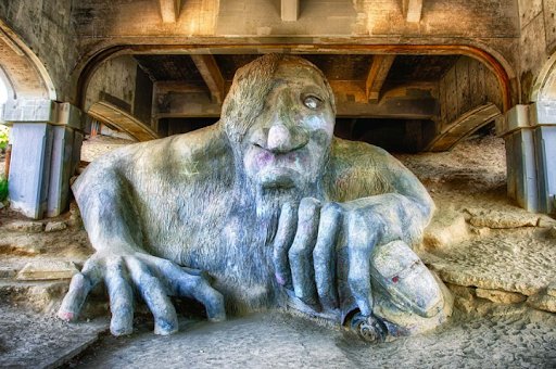 Fremont Troll in Seattle