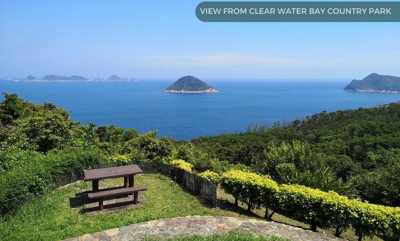 View from Clear Water Bay country park