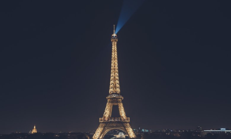 Eiffel Tower Night View