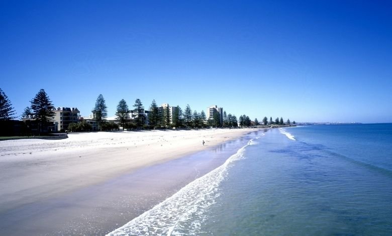 Glenelg Beach in Adelaide