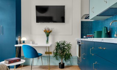 Serviced apartment for business travelers