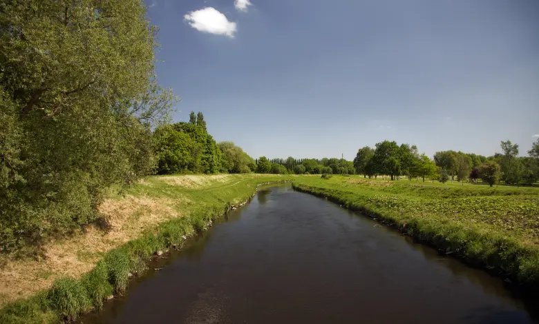 River Mersey at Didsbury Manchester