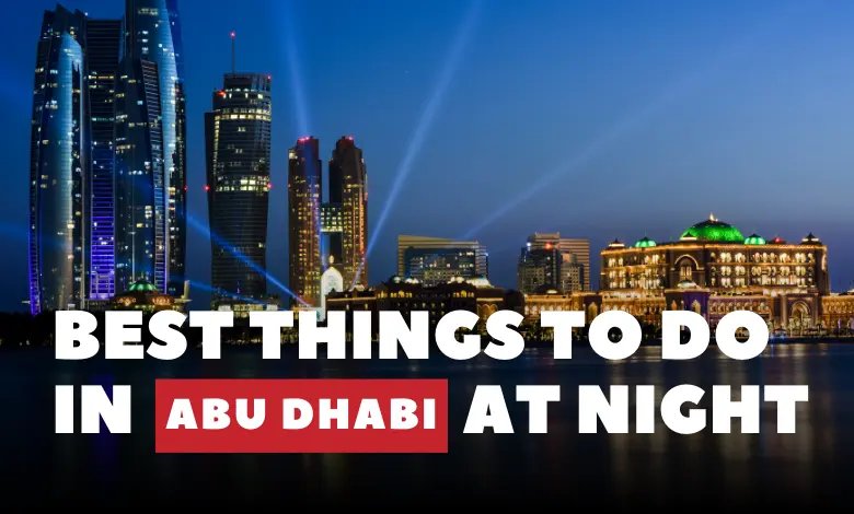 abu dhabi at night