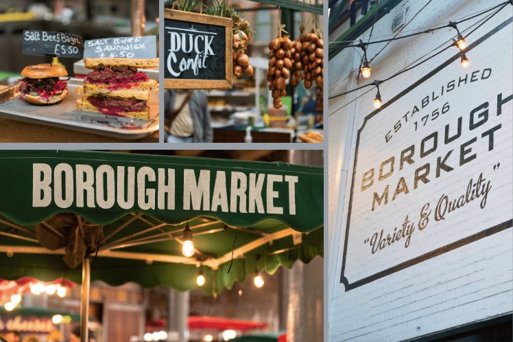 Borough Market Food Tour Collage