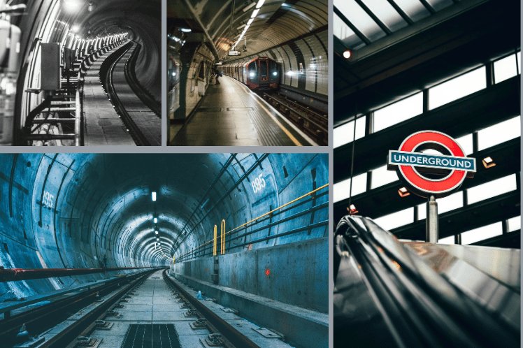 Underground Tours in London Collage