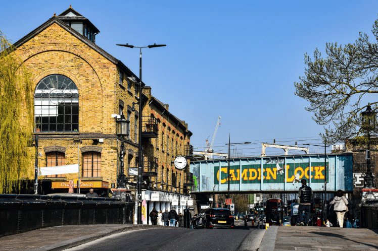 Camden lock market street photo