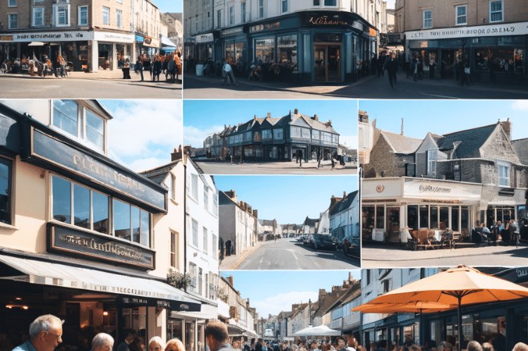 Newquay restaurants collage