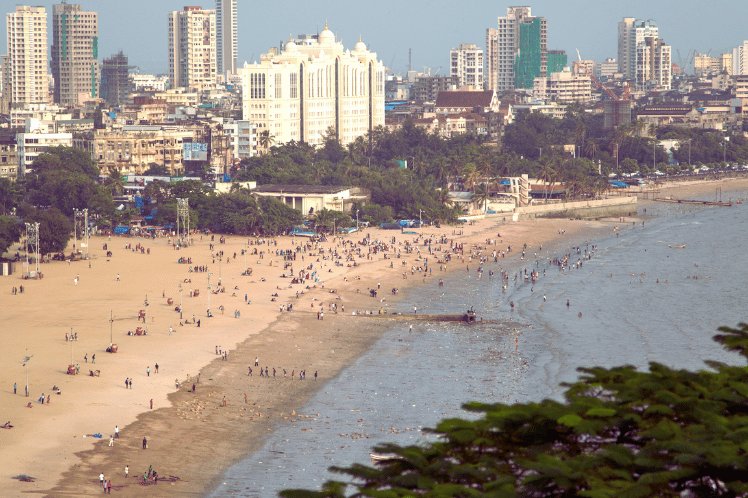 Aksa Beach Aerial view