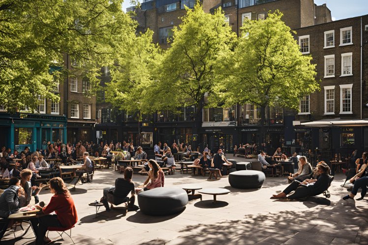 Relax in Hoxton Square
