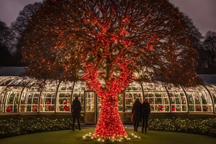 christmas at kew garden