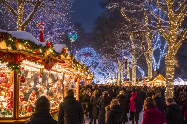 christmas celebration in london