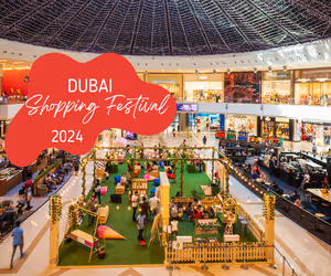 shopping festival in mall in Dubai