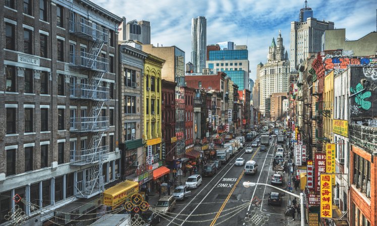 Chinatown in Manhattan