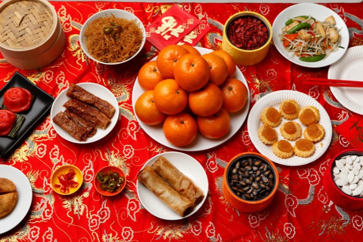 chinese new year festive food