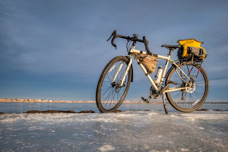 Winter bike tour
