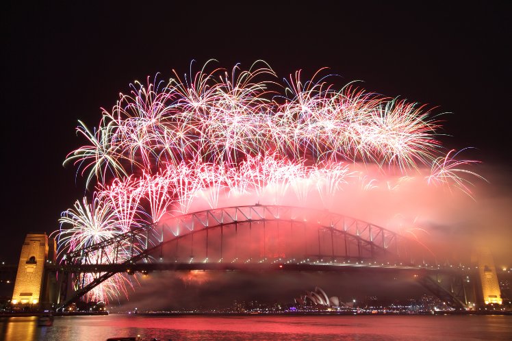  Chinese New Year Fireworks Over Victoria Harbour