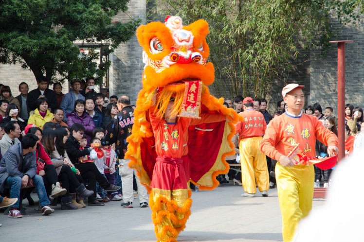 Festive Lion and Dragon Dances