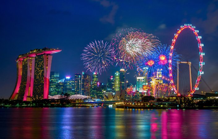 Singapore at Night
