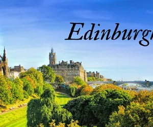 Classic cityscape of Edinburgh, Scotland