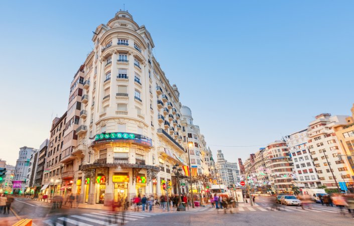 Downtown Valencia Spain