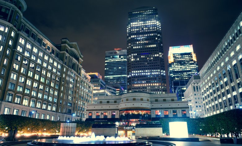 areas in london, canary wharf