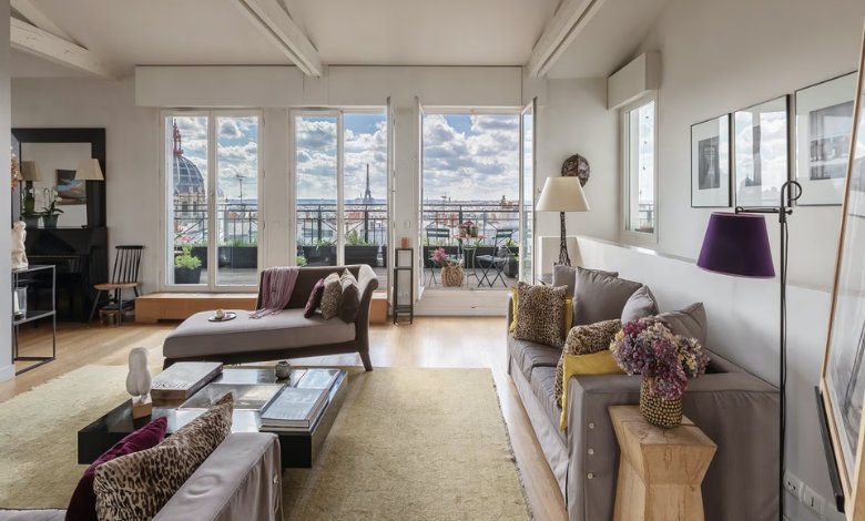 Paris penthouse in Champs-ΓlysΓ©es