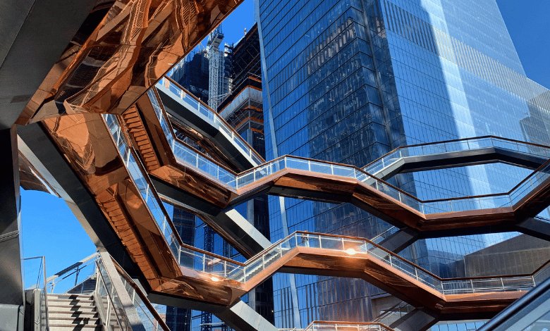 Low Angle View of the Vessel at Hudson Yards