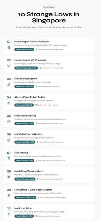 Strange Laws in Singapore Guide