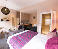 living space at Hanover Street Apartments Edinburgh