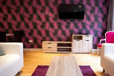 living space at Temple Bar apartment