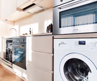 Luxury kitchen at Chapel Street Serviced Apartment