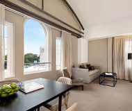 Stunning living area in Newcastle West Apartment