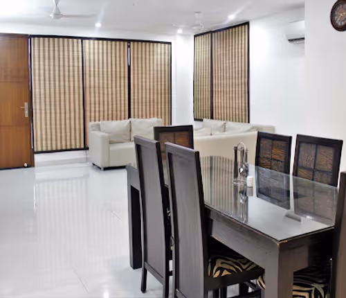 Comfy living area at Medicity-Gurgaon Apartments