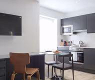 Fully equipped kitchen at Newington Street in Liverpool City