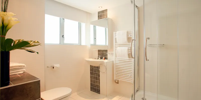 Bathroom at Lamb Conduit Street Apartments