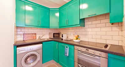 Fully equipped kitchen at Crown Temple Bar